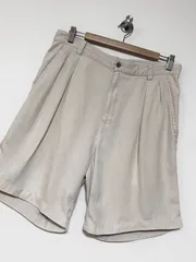 【Tommy Bahama】90-00s 2タックシルクショートパンツ W33 トミーバハマ 古着のサムネイル
