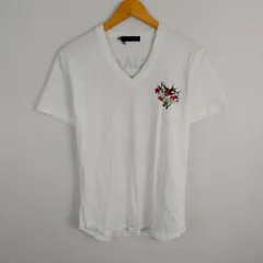 DSQUARED2 ディースクエアード Tシャツ バックプリント アロハ ホワイト M 古着 アメカジのサムネイル