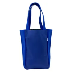 Plantation(プランテーション) トートバッグ美品  - ブルー レザーのサムネイル