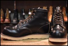 9D 良品 15年】レッドウィング 9197 ポストマン 黒 ブラック 