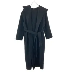 Deuxieme Classe ドゥーズィエム クラス ダブルフェイスウールベルテッドフードコート 18-020-500-7020 ブラック Fのサムネイル