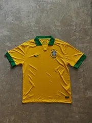 NIKE ブラジル代表 サッカーユニフォーム イエロー ゲームシャツ