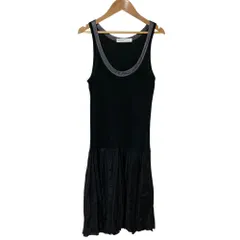 良品 sacai luck サカイラック ノースリーブワンピース 10AWLU195 サイズ2 ブラック レディース 古着 中古 USEDのサムネイル