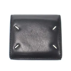 Maison Margiela 11 メゾン マルジェラ 21AW レザーコンパクトウォレット S56UI0150 ブラックのサムネイル