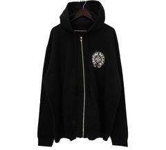 □クロムハーツ ハワイ購入品 フローラル ジップパーカー 裏地サーマル 