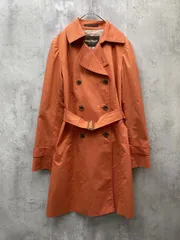 Paul Stuart ポールスチュアート ダブルブレスト スプリング ステンカラー ロング コート 大人カジュアル アウターsize8/オレンジ ■◇◎レディースのサムネイル