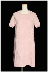 マーリエパーエフデ Maglie par ef-de ワンピース 15SS 切替 半袖 ミニ パフスリーブ ポリエステル 9 ピンク 59-51172002 /TKのサムネイル