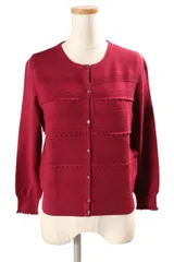 マーリエパーエフデ Maglie par ef-de 17AW ストレッチニットカーディガン ahm0401のサムネイル