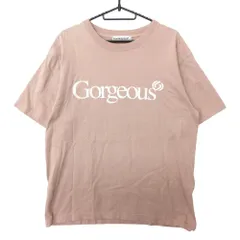 CABARET POVAL キャバレーポバール ロゴプリント クルーネック Tシャツ プルオーバー トップス 半袖 L ピンク メンズ 【中古】のサムネイル