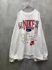 NIKE ナイキ 裏毛 スポーツウェア ウィメンズ オーバーサイズド クルーネック フレンチテリー スウェットシャツ sizeL/ホワイト ■◇ メンズ
