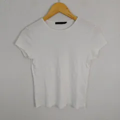 Ralph Lauren ラルフローレン 無地 クルーネック Tシャツ ホワイト M レディース 古着 シンプル シティーボーイ