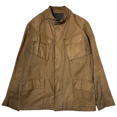 Maison Martin Margiela(メゾン マルタンマルジェラ) 01AW ⑩ M-65  oiled military jacket オイルド ミリタリー ジャケット  50(L程度) ブラウン ビニールタグ 本人期 初期 KOKONOEのサムネイル