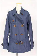 エーグル AIGLE コート トレンチ S 紺 ネイビー ahm0422のサムネイル