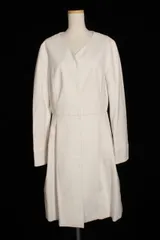 トッカ TOCCA 17SS MARGOT コート ノーカラー フレア 4 白 ホワイト /fy0420のサムネイル