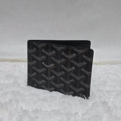 ゴヤール ヴィクトワール 財布 コーティングキャンバス グレー 箱 A 