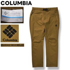 新品 Columbia アウトドア カーゴパンツ ベルト付き W32 ブラウン