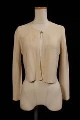 マーリエパーエフデ Maglie par ef-de 17AW ワンボタン ビジュー カーディガン /sh0418のサムネイル