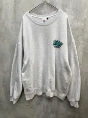 VISION STREET WEAR ヴィジョンストリートウェア スケボー クルーネック タギングプリント トレーナー スウェット sizeL/グレー ■◇ メンズ
