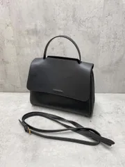 JISTORY ジストリー ２WAY レザー ショルダー ハンド バッグ キレイめ 上品 旅行 お出かけ /ブラック ■■ レディース