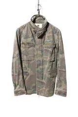 エム M 17AW ジャケット M-65 迷彩 カモフラ コットン L 緑 グリーン /☆t0424のサムネイル