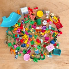 LEGO レゴ パーツ アイテム 小物 食べ物 カラフル 植物 大量 おまとめ 中古品