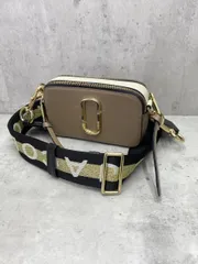 MARC JACOBS マークジェイコブス ザ スナップショット カメラスタイル ショルダーバッグ 斜めがけ 肩掛け ブラウン系  ■■◎レディース