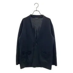 【美品】  BARNEYS NEWYORK / バーニーズニューヨーク | コットン Vネック カーディガン | M | ブラック | メンズ