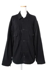ラングラー WRANGLER エイトン ATON 18SS ジャケット ワーク コットン M 黒 ブラック ahm0515のサムネイル