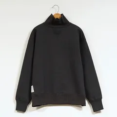 新品未使用 Nigel Cabourn ナイジェル・ケーボン MAN / ハイネックスウェットシャツ - ブラック / HIGH NECK SWEAT SHIRT - BLACK  スウェット メンズ ブラック  54（Lサイズ） 管理番号：13A-9625のサムネイル