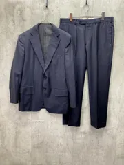 DRESSTERIOR ドレステリア ウール100％ セットアップ ジャケット パンツ スーツ size48/ネイビー ■◇ メンズ