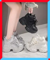新品 グリッター厚底スニーカーキラキラシューズ 低身長さんシューズ 履きやすい 厚底靴 カジュアルくつ新作 【送料無料】