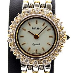 RADO ラドー レディース 腕時計 ラインストーンベゼル コンビ 動作良好