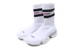 ヴェトモン ベトモン VETEMENTS リーボック Reebok SS CREW WHITE BLACK ソックススニーカー ニット 25.5 CN3308 /ey0518のサムネイル
