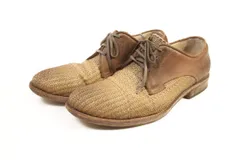 ドルチェ&ガッバーナ ドルガバ DOLCE&GABBANA ダービーシューズ レースアップ レザー 7.5 茶 ブラウン /mm0521のサムネイル
