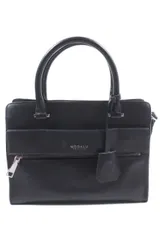 モダルー MODALU ERIN バッグ ハンド ショルダー 2WAY ワンポイント レザー 黒 ブラック /mm0523のサムネイル