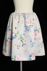 チェスティ Chesty 15SS スカート フレア ミニ 花柄 1 青 ブルー /hn0516のサムネイル