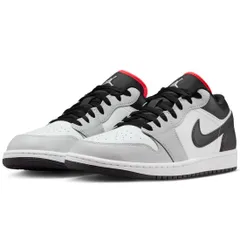 [ナイキ] ジョーダン 1 ロー [JORDAN 1 LOW] ニュートラルグレー/ブラック/ホワイト/レッド 553558-045 