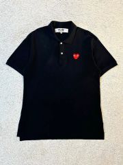 極美品】 COMME des GARCON CDG ハート ポロシャツ - メルカリ