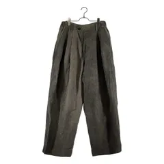 【美品】  ziggy chen / ジギーチェン | 2023AW | SIDE TAPED WORKER TROUSERS /  サイドライン シンチバック 2タック ワイド トラウザーズ パンツ / 総裏地 | 44 | グレー | メンズ 2026年最新】Ziggy Chenの人気アイテム - メルカリ