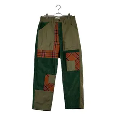 JW Anderson / ジェイダブルアンダーソン | コーデュロイ パッチワーク ファティーグパンツ | 46 | カーキ | メンズ