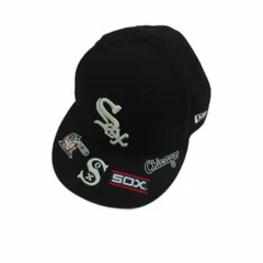 ニューエラ NEW ERA 帽子 ベースボールキャップ 7 1/8 6パネル 黒 ブラック 緑 グリーン 刺繍 /HO32 ■GY99