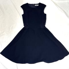 TOCCA トッカ ワンピース ネイビー 丸襟 リボン お受験 フォーマル 紺