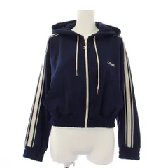 セリーヌ CELINE 22SS トラックスーツジャージージャケット ジップアップパーカー XS 紺 2Y04A121O /KHのサムネイル