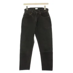 シオタ CIOTA スビンコットン13.5ozテーパードデニムパンツ ジーンズ 27 ブラック NPTL-2TP /YMのサムネイル