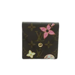 ルイヴィトン LOUIS VUITTON モノグラム ノートパッド パウチ 文房具 メモ帳 茶 赤 GI1163 /MI ■OS ■OHのサムネイル