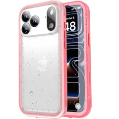 【新品】 SPORTLINK iPhone 17 Pro 用 防水ケース - いPhone 17 Pro ケース 完全防水 IP68規格防水等級 防雪 防塵 耐衝撃 360°全面保護 ワイヤレス充電 フェイスID 認証対応 カメラ調整ボタン 操作便利 超薄型 