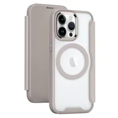 【新品】 YUYIB iPhone 12 Pro Max ケース 手帳型 MagSafe対応 背面 クリア 透明 高級なPUレザー+PCパネル+TPUバンパー マグネット開閉 衝撃吸収 軽量薄型 ブランド スマホケース アイフォン12プロマックス 手帳型 ケー