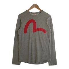 EVISU 長袖Tシャツ グレー 36 メンズSサイズ - メルカリ