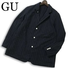 GIUSEPPE テーラードジャケット ストライプ ネイビー 0349-A - メルカリ
