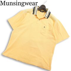 美品】MUNSINGWEAR ポロシャツ イエロー Lサイズ - メルカリ
